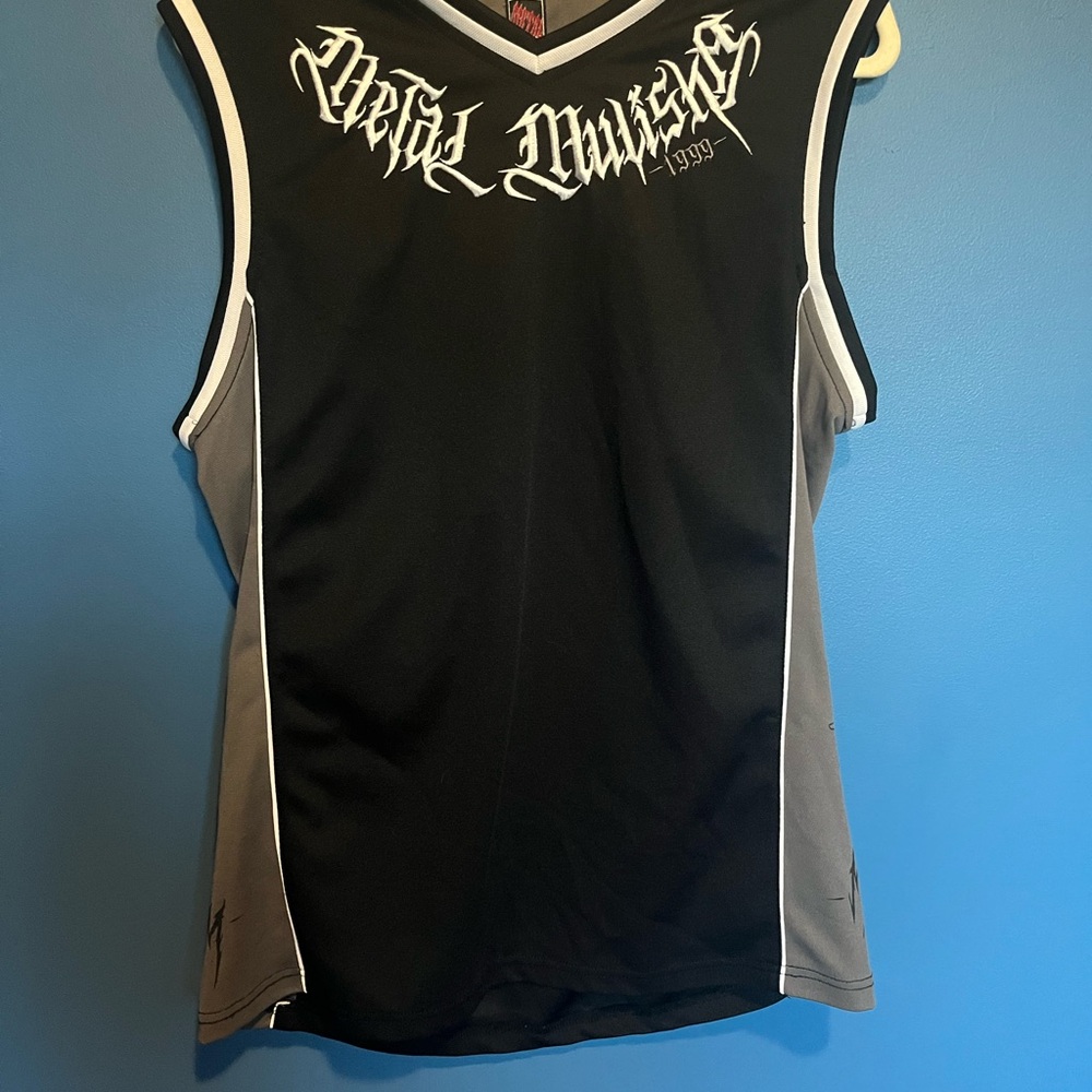 Vintage Y2K Metal Mulisha Embroidered Sleeveless Jersey - Picture 1 of 3
